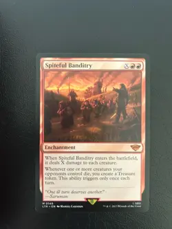 Spiteful Banditry Universes Beyond: the Lord of the Rings Mtg 149 Mythic Rare - Image 1