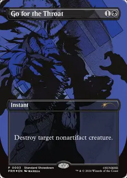 Go for the Throat | FOIL | MTG Standard Showdown Promos #0003 | M/NM - Image 1