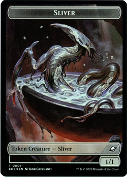 Robot / Sliver (Foil) Double-Sided Token - Edge of Eternities - MTG NM - Image 2