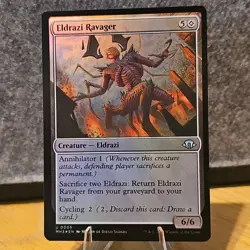 MTG Eldrazi Ravager Modern Horizons 3 Set Foil Uncommon #5 NM Fresh Pull No Play - Image 1