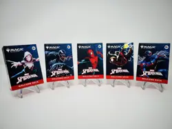 SDCC 2025 (MTG) Magic The Gathering x Spider-Man Complete Welcome Deck Set (5) - Image 1