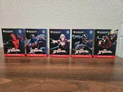 SDCC 2025 (MTG) Magic The Gathering x Spider-Man Complete Welcome Deck Set (5) - Image 1