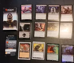 2020 MTG Magic the Gathering Arena Starter Kit Deck Box Swamp Vampire and cards - Image 1