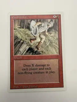 Magic the Gathering ~ MTG ~ 1x Earthquake ~ NM ~ REVISED Never Played - Image 1
