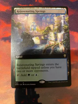 MTG Commander Legends Rejuvenating Springs Extended Art - Image 1