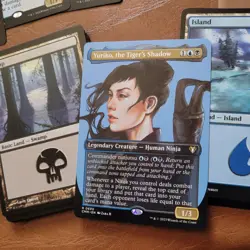 Low Profile NINJA ROGUES Full Art Portrait Dimir Yuriko COMMANDER DECK Fun MTG - Image 1