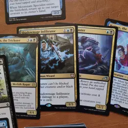 Low Profile NINJA ROGUES Full Art Portrait Dimir Yuriko COMMANDER DECK Fun MTG - Image 5