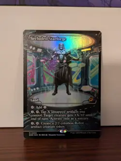 Secluded Starforge (0366) Borderless Foil Edge of Eternities MTG - Image 1