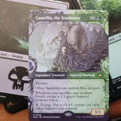 Fancy SQUIRRELS Camellia, the Seedmiser Rare Tribal COMMANDER DECK Magic MTG Fun - Image 1