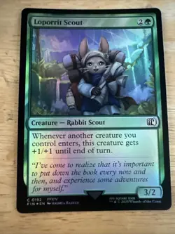 Loporrit Scout (FOIL) C #192 FIN EN Final Fantasy MTG FF14 FFXIV - FREE SHIP - Image 1