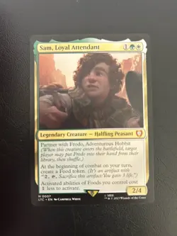 Sam, Loyal Attendant Commander: the Lord of the Rings Mtg 07 Mythic - Image 1