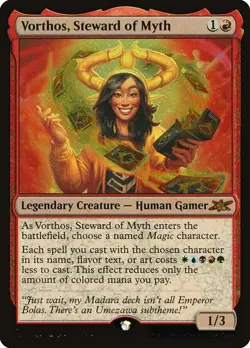Vorthos, Steward of Myth M Galaxy Foil #412 | UNF Unfinity | MTG - Image 1