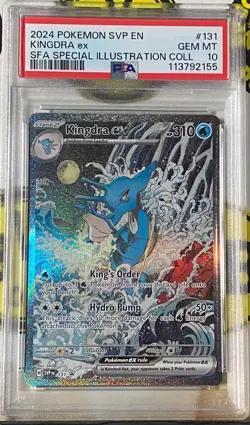 (PSA 10)2024 POKEMON SVP EN-SV BLACK STAR PROMO #131 KINGDRA EX PSA 10 - Image 2