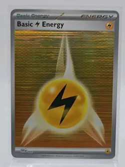 Lightning Energy (Holo) SVE 020 Pokemon SV: Black Bolt White Flare NM TCG - Image 1