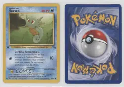 Horsea Italian 1st Ed. Pokemon Fossil #49 1999 15fy - Image 3
