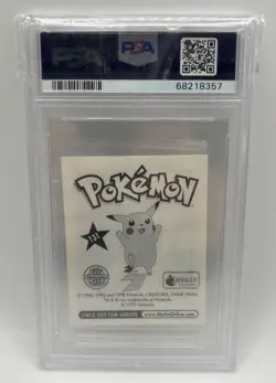POKEMON SERIES 1, MERLIN TOPPS STICKER # 131, LAPRAS, YEAR 1999 - Image 3
