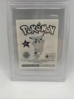 POKEMON SERIES 1, MERLIN TOPPS STICKER # 131, LAPRAS, YEAR 1999 - Image 4