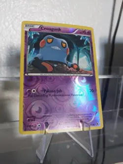 Pokemon - Legendary Treasures - Croagunk 62/113 Reverse Holo LP/NM - Image 1