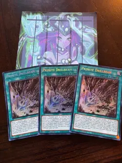 Yugioh 3x Primite Drillbeam Secret Rare BLMM-EN173 Battles of Legend 1st Ed NM - Image 1