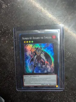 Yugioh Number 60: Dugares the Timeless Prismatic Ultimate Rare RA02 - Image 1