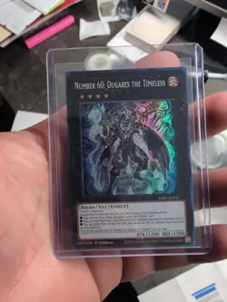 Yugioh Number 60: Dugares the Timeless Prismatic Ultimate Rare RA02 - Image 3