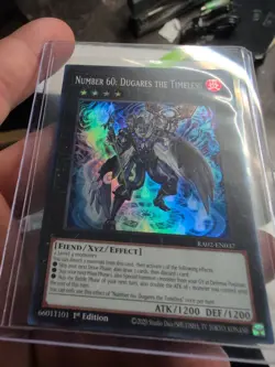 Yugioh Number 60: Dugares the Timeless Prismatic Ultimate Rare RA02 - Image 5