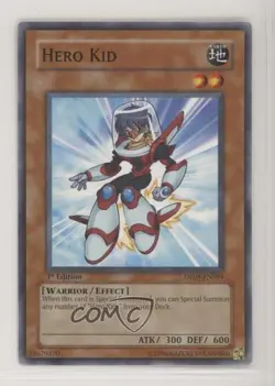 Hero Kid 1st Ed. YuGiOh Jaden Yuki 2 Duelist Pack #DP03-EN004 2007 7xr - Image 1