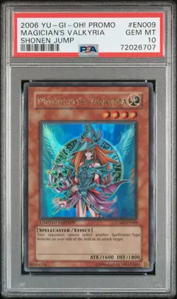 YUGIOH PSA 10 2006 Magician's Valkyria JUMP-EN009 Ultra Rare Promo *6707 - Image 1