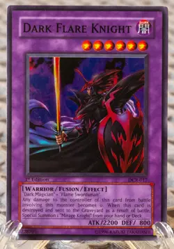 Dark Flare Knight DCR-017 Dark Crisis 1st Edition First Ed Yugioh Card Holo - Image 1