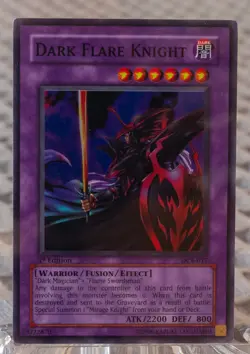 Dark Flare Knight DCR-017 Dark Crisis 1st Edition First Ed Yugioh Card Holo - Image 3