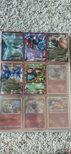 Pokemon TCG Card Binder with 200+ cards! Including X Y Evolutions Charizard! - Image 1