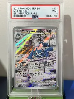 Metagross Illustration Rare Holo Card 178/162SV05: Temporal Forces - Image 1