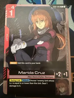 Gundam Card Game Marida Cruz GD01-093 R - Image 1