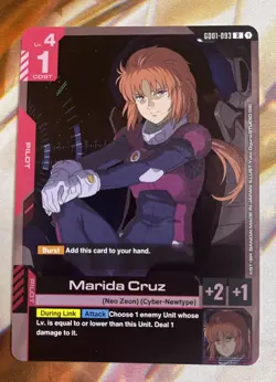 Gundam Card Game Marida Cruz GD01-093 R - Image 1