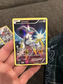 Pokemon TCG Arceus XY116 Black Star Promo Full Art Holo Card 2016 Rare - Image 1