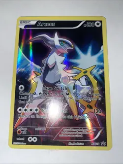 Pokemon TCG Arceus XY116 Black Star Promo Full Art Holo Card 2016 Rare - Image 1