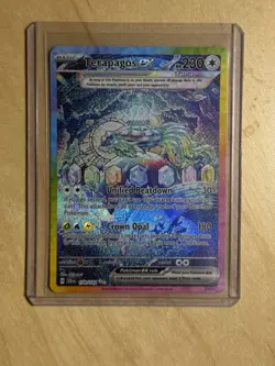 Pokemon TCG Terapagos EX Special Illustration Rare Card Stellar Crown 170/142 - Image 1