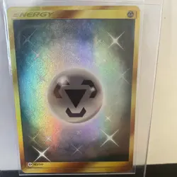 METAL ENERGY - 163/149 SECRET Rare Pokemon Energy Card SUN & MOON BASE SET - Image 1