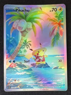 Pokemon Fanart Pikachu Card - Image 1