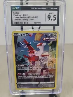 Latias GG20/GG70 Crown Zenith Full Art Holo Pokemon Card - Image 1