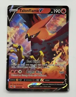 Pokemon TCG Talonflame V 029/185 Ultra Rare Holo LP Card SEE PICS - Image 1
