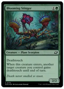 Blooming Stinger (Foil) - 0174 - Edge of Eternities - MTG - NM Ships Now - Image 1