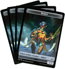 x4 Robot / Lander (0006) Double-Sided Token - Edge of Eternities - MTG NM/M - Image 1