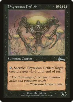 Phyrexian Defiler - Light Play MTG Urza's Legacy - Image 1