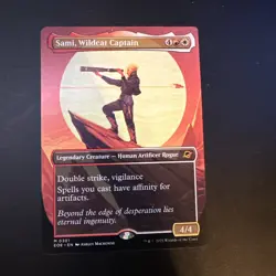 MTG Edge of Eternities TRIUMPHANT BORDERLESS M Sami, Wildcat Captain #0301 - Image 1