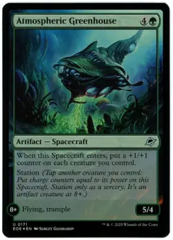 Atmospheric Greenhouse (Foil) - 0171 - Edge of Eternities - MTG - NM Ships Now - Image 1
