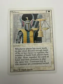 MTG - Balance - 3rd Edition (Revised) - NM, English Magic Never Played - Image 1