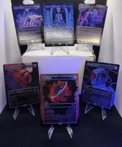 MTG Secret Lair Through the Wormhole Galaxy Foil - Borderless NM Opened Set - Image 1