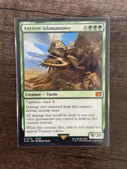 1x MTG - Ancient Adamantoise - Universes Beyond: Final Fantasy Regular Mythic - Image 1