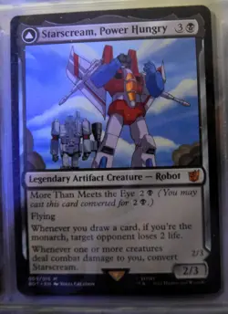 Starscream, Power Hungry Universes Beyond: Transformers Regular #5 NM MTG - Image 1